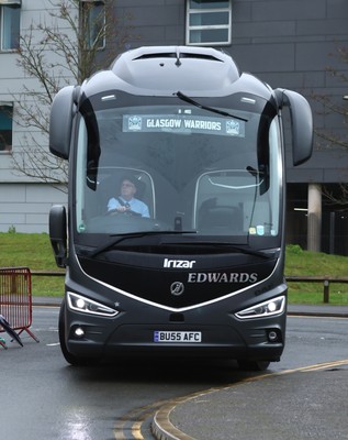 210226 - Gwalia Lightning v Glasgow - Celtic Challenge - Glasgow arrivals