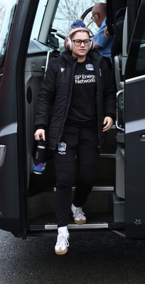 210226 - Gwalia Lightning v Glasgow - Celtic Challenge - Glasgow arrivals