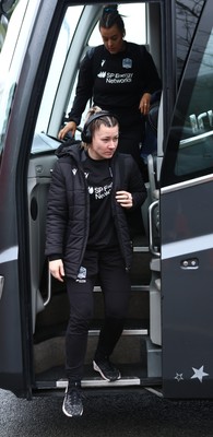 210226 - Gwalia Lightning v Glasgow - Celtic Challenge - Glasgow arrivals