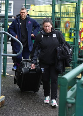 210226 - Gwalia Lightning v Glasgow - Celtic Challenge - Glasgow arrivals