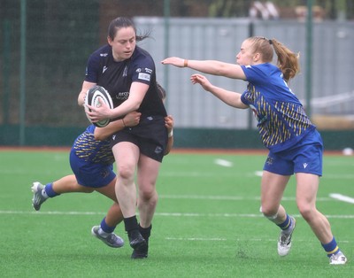 210226 - Gwalia Lightning v Glasgow - Celtic Challenge - Briar McNamara and Cath Richards