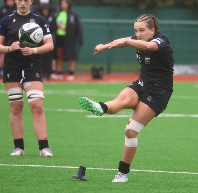 210226 - Gwalia Lightning v Glasgow - Celtic Challenge - Millie Warren penalty kick