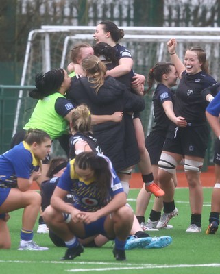 210226 - Gwalia Lightning v Glasgow - Celtic Challenge - Glasgow winning celebrations