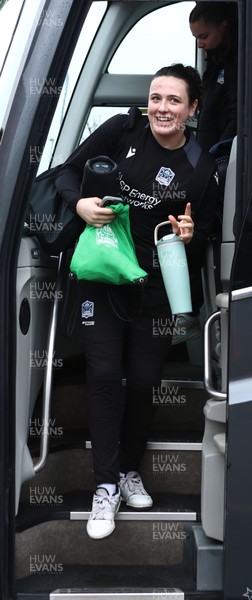 210226 - Gwalia Lightning v Glasgow - Celtic Challenge - Glasgow arrivals