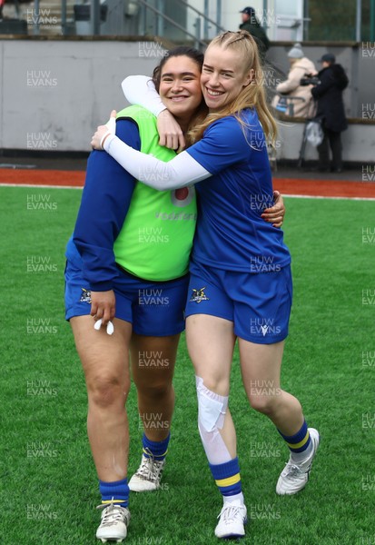 210226 - Gwalia Lightning v Glasgow - Celtic Challenge - Gwalia warm up