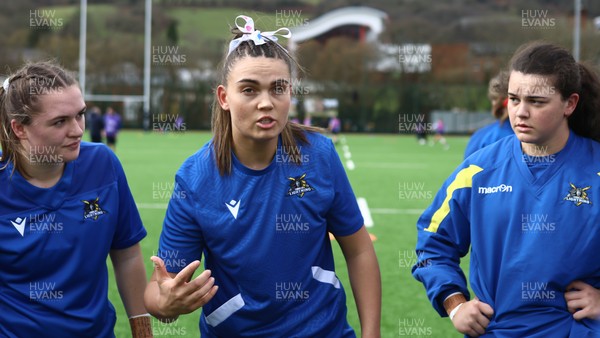 210226 - Gwalia Lightning v Glasgow - Celtic Challenge - Bryonie King team talk