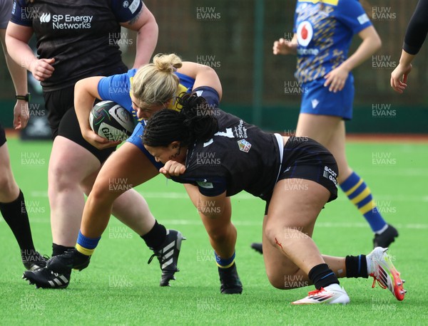 210226 - Gwalia Lightning v Glasgow - Celtic Challenge - Molly Reardon tackled