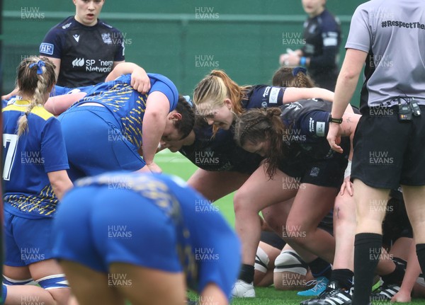 210226 - Gwalia Lightning v Glasgow - Celtic Challenge - Glasgow scrum