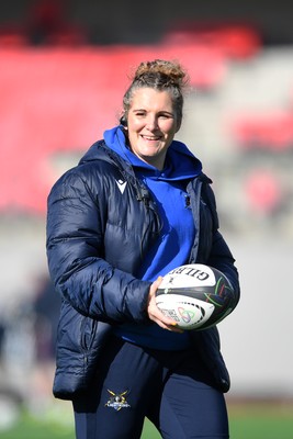 280226 - Gwalia Lightning v Wolfhounds - Celtic Challenge - Catrina Nicholas-McLaughlin, Gwalia Lightning head coach