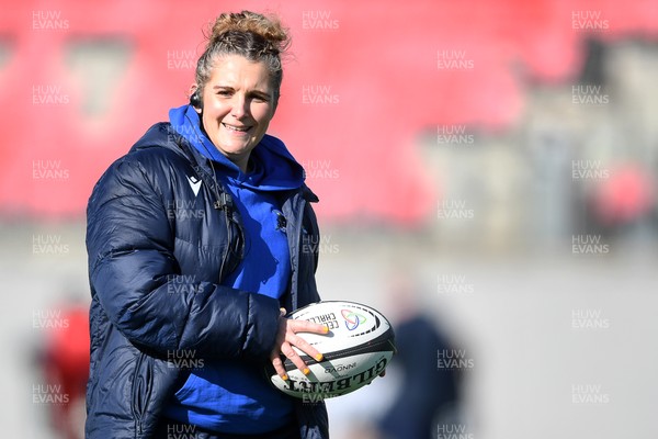 280226 - Gwalia Lightning v Wolfhounds - Celtic Challenge - Catrina Nicholas-McLaughlin, Gwalia Lightning head coach