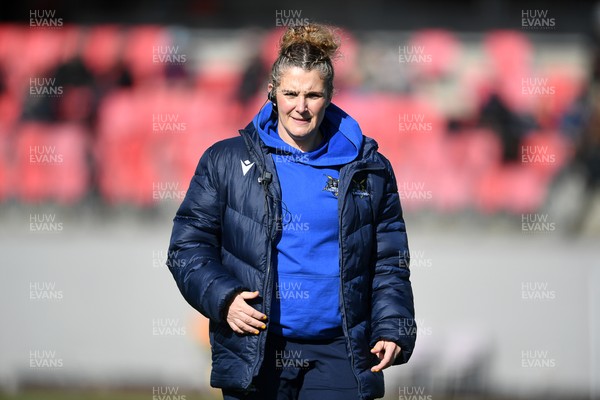 280226 - Gwalia Lightning v Wolfhounds - Celtic Challenge - Catrina Nicholas-McLaughlin, Gwalia Lightning head coach