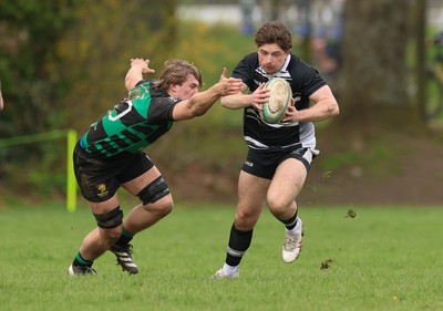 040426 - Caerleon v Gwernyfed RFC, Admiral National League 3 East Presentation - Gwernyfed RFC, in black and white, take on Caerleon having won the Admiral National League 3 East