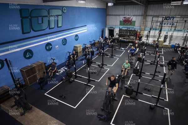 030521 - Picture shows people returning to ION Strength and Conditioning gym in Cardiff, South Wales for the first time in 5 months as coronavirus restrictions are eased from today in the country