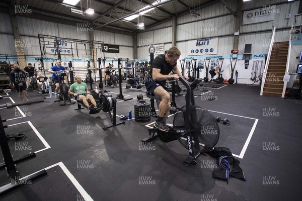 030521 - Picture shows people returning to ION Strength and Conditioning gym in Cardiff, South Wales for the first time in 5 months as coronavirus restrictions are eased from today in the country