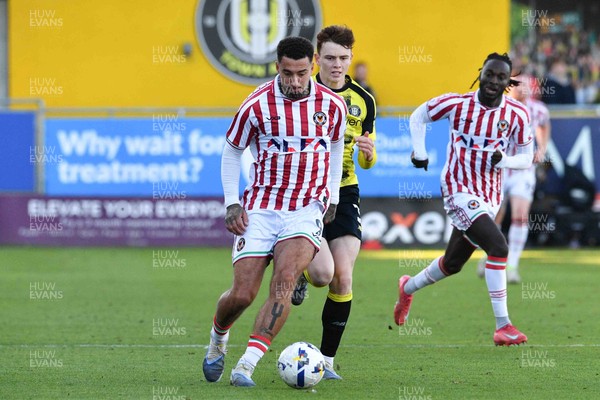 251025 - Harrogate Town v Newport County - Sky Bet League 2 - Courtney Baker-Richardson of Newport County 