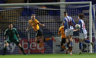 121121 - Hartlepool United v Newport County - EFL SkyBet League 2 - Newport County's Ryan Haynes heads clear from defence