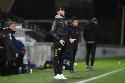 121121 - Hartlepool United v Newport County - EFL SkyBet League 2 - Newport County manager James Rowberry