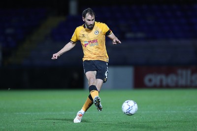 121121 - Hartlepool United v Newport County - EFL SkyBet League 2 - Edward Upson of Newport County