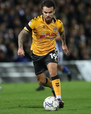 121121 - Hartlepool United v Newport County - EFL SkyBet League 2 - Dom Telford of Newport County