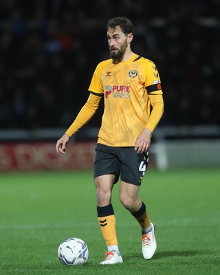 121121 - Hartlepool United v Newport County - EFL SkyBet League 2 - Edward Upson of Newport County