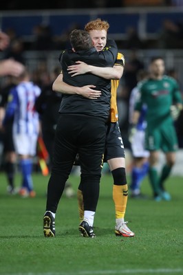 121121 - Hartlepool United v Newport County - EFL SkyBet League 2 - Ryan Haynes of Newport County celebrates after their 2-1 win