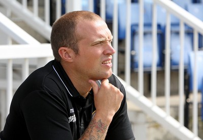 270816 - Hartlepool United vs Newport County - SkyBet League 2 -Warren Feeney ponders things over