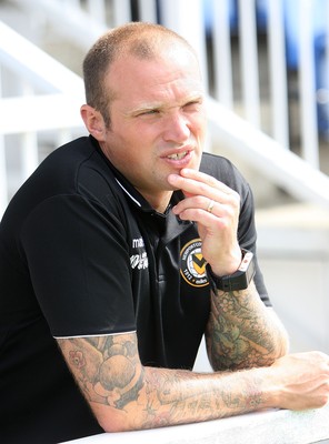 270816 - Hartlepool United vs Newport County - SkyBet League 2 -Newport manager Warren Feeney