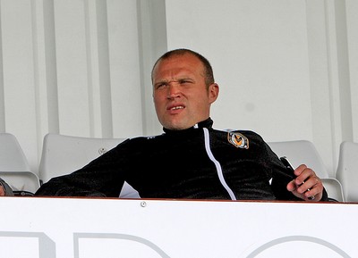 270816 - Hartlepool United vs Newport County - SkyBet League 2 -Newport manager Warren Feeney