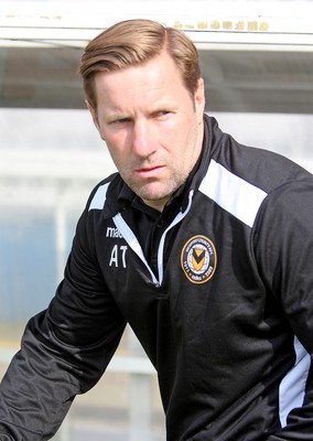 270816 - Hartlepool United vs Newport County - SkyBet League 2 -Andy Todd of Newport County