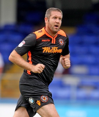 270816 - Hartlepool United vs Newport County - SkyBet League 2 -Jon Parkin of Newport County