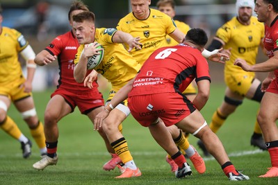 060925 - Hartpury College v Dragons RFC - Preseason Friendly - Morgan Lloyd of Dragons