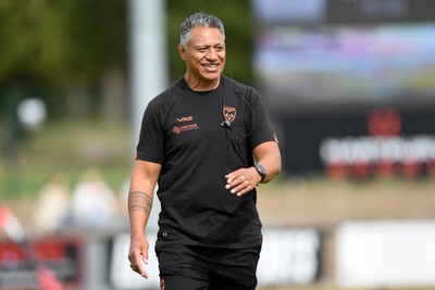 060925 - Hartpury College v Dragons RFC - Preseason Friendly - Dragons head coach, Filo Tiatia