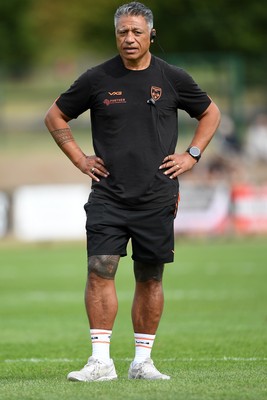 060925 - Hartpury College v Dragons RFC - Preseason Friendly - Dragons head coach, Filo Tiatia