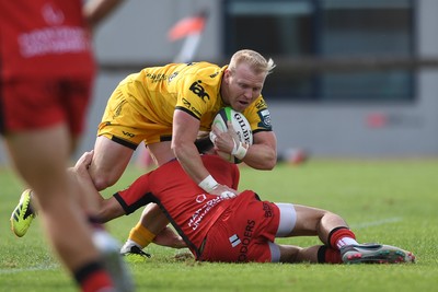 060925 - Hartpury College v Dragons RFC - Preseason Friendly - Tinus De Beer of Dragons