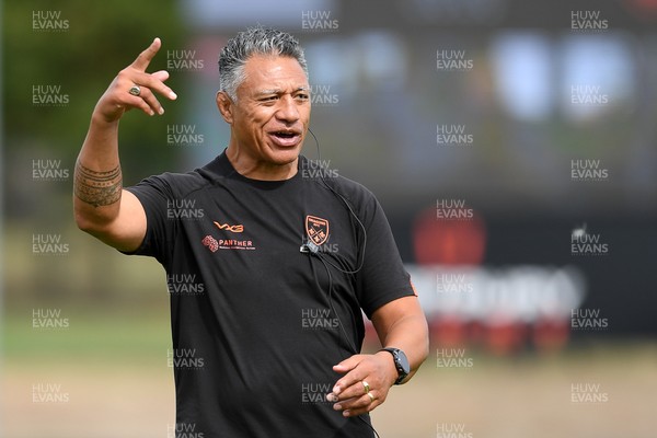 060925 - Hartpury College v Dragons RFC - Preseason Friendly - Dragons head coach, Filo Tiatia