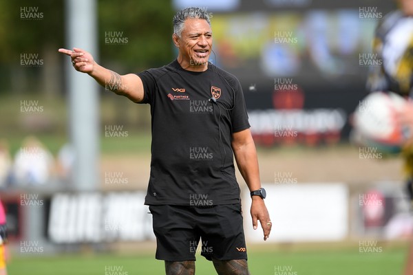060925 - Hartpury College v Dragons RFC - Preseason Friendly - Dragons head coach, Filo Tiatia