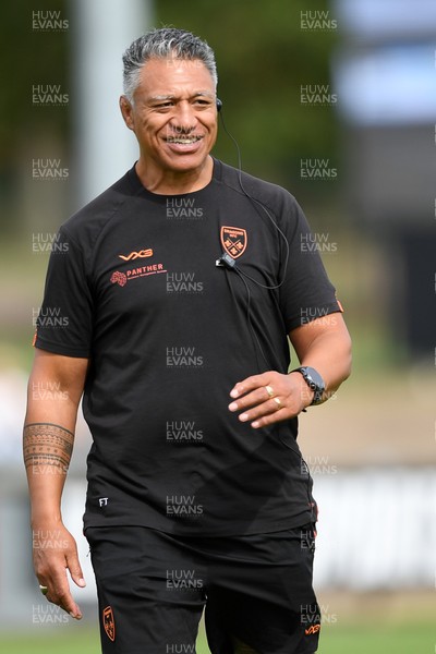 060925 - Hartpury College v Dragons RFC - Preseason Friendly - Dragons head coach, Filo Tiatia