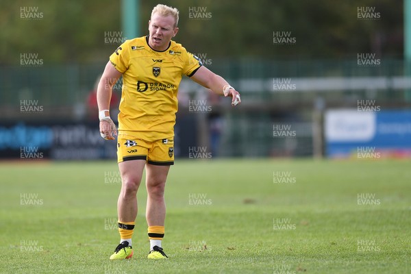 060925 - Hartpury College v Dragons RFC - Preseason Friendly - Tinus De Beer of Dragons