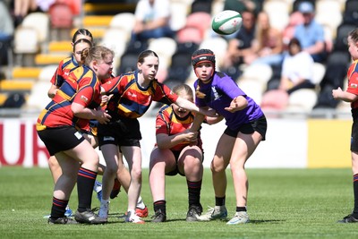 060525 - Haverfordwest High v Ysgol Godrer Berwyn - Girls Schools U12s Cup Final - Grace Busby of Haverfordwest