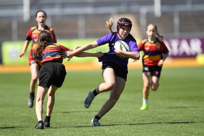 060525 - Haverfordwest High v Ysgol Godrer Berwyn - Girls Schools U12s Cup Final - Grace Busby of Haverfordwest