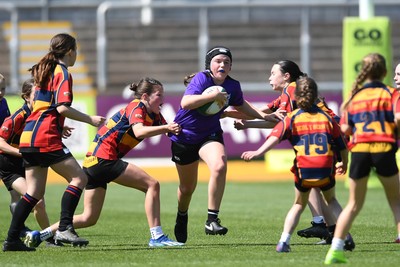 060525 - Haverfordwest High v Ysgol Godrer Berwyn - Girls Schools U12s Cup Final - Isla Chesmer of Haverfordwest
