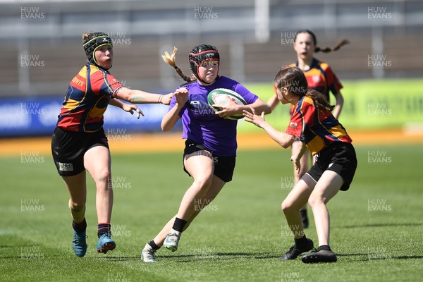 060525 - Haverfordwest High v Ysgol Godrer Berwyn - Girls Schools U12s Cup Final - Grace Busby of Haverfordwest