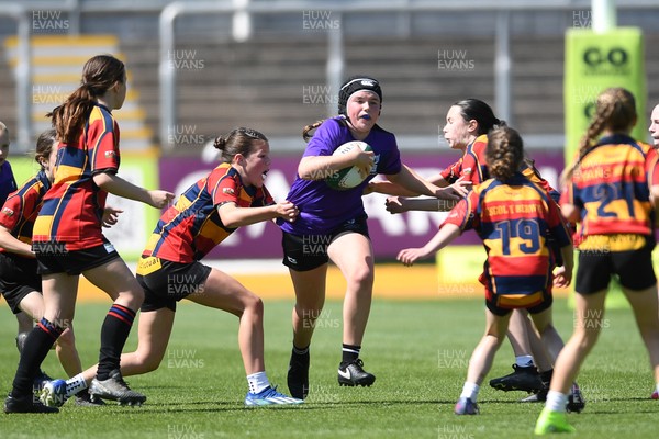 060525 - Haverfordwest High v Ysgol Godrer Berwyn - Girls Schools U12s Cup Final - Isla Chesmer of Haverfordwest