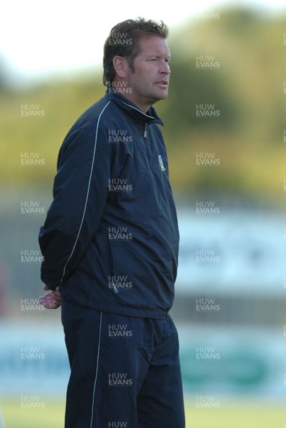 06.08.07 - Haverfordwest County v Cardiff City - Haverfordwest Manager, Derek Brazil 