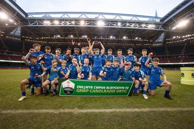 210324 - WSRU Intermediate Group Year 10 Cup Final � Haverfordwest v Ysgol Gymraeg Bro Morgannwg - Winners Ysgol Gymraeg Bro Morgannwg