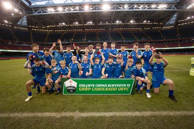 210324 - WSRU Intermediate Group Year 10 Cup Final � Haverfordwest v Ysgol Gymraeg Bro Morgannwg - Winners Ysgol Gymraeg Bro Morgannwg