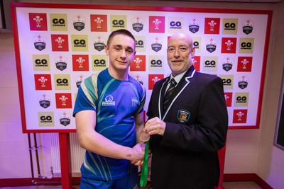 210324 - WSRU Intermediate Group Year 10 Cup Final � Haverfordwest v Ysgol Gymraeg Bro Morgannwg - Ysgol Gymraeg Bro Morgannwg Player of the match Liam Williams