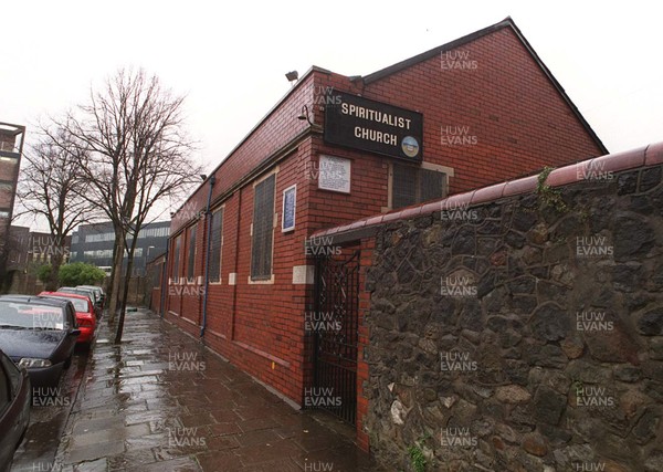 130199 The Spiritualist Church in Park Grove, Cardiff which Hedley Ames visits