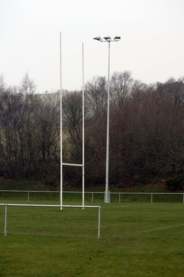 Heol y Cyw RFC floodlights 211207