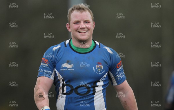 170413 - Heol-y-Cyw v Rhydyfelin, SWALEC League Div 1 East - Heol-y-Cyw captain Adam O'Driscoll